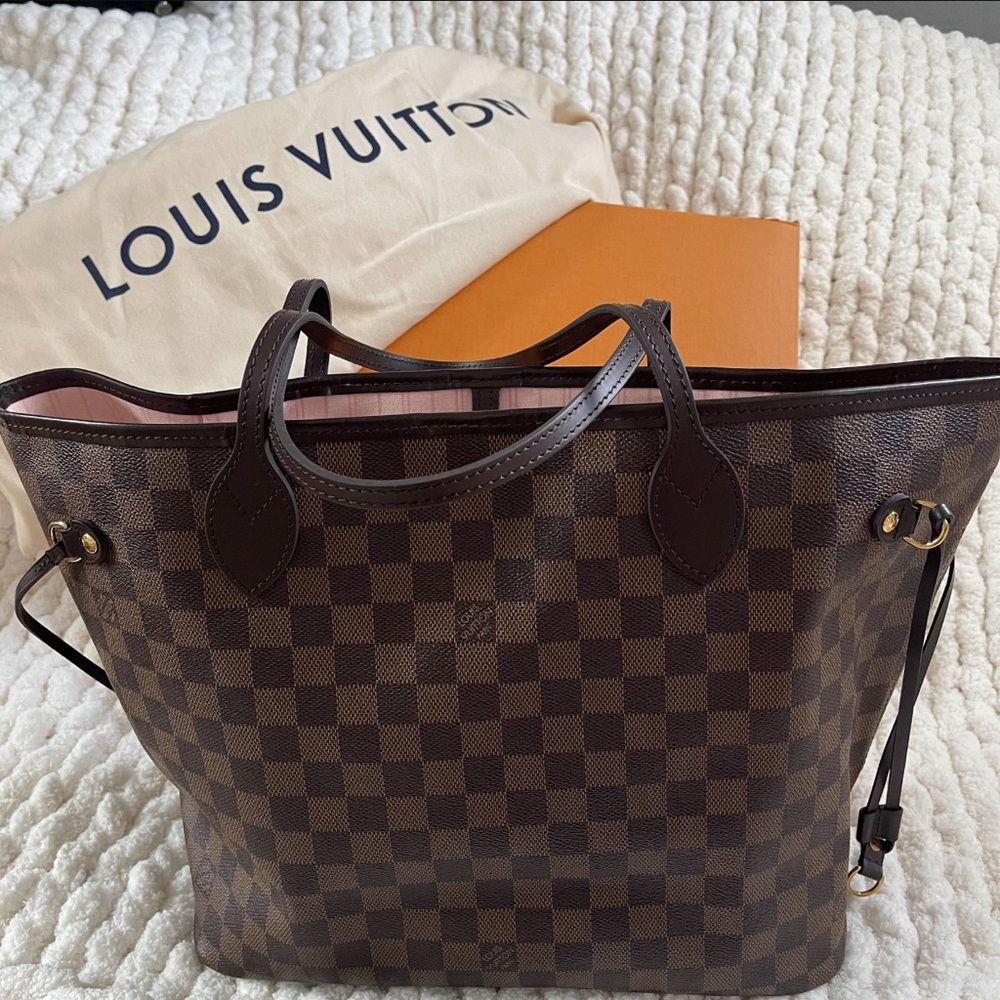 LV Neverfull MM Daniel - Pink Ballerina